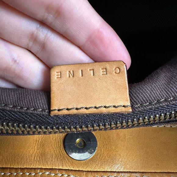 Celine Macadam Vintage Shoulder Bag Brown - Picture 4 of 16